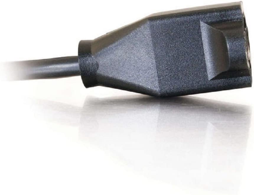 C2g/ cables to go C2G Power Cord, Long Extension Cord, Power Extension Cord, 18 AWG, Black, 10 Feet (3.04 Meters), Cables to Go 03116