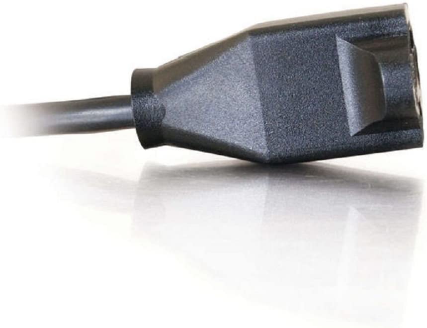 C2g/ cables to go C2G Power Cord, Long Extension Cord, Power Extension Cord, 18 AWG, Black, 12 Feet (3.65 Meters), Cables to Go 53408