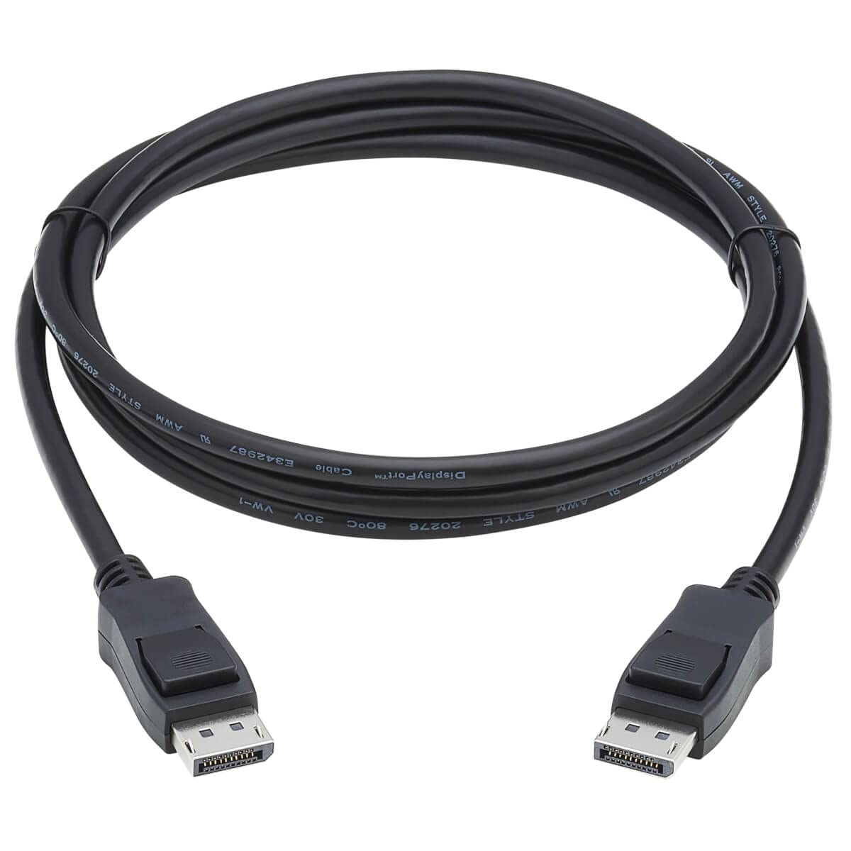 Tripp Lite High Speed DisplayPort Cable, DP 1.4 Cable with Latching Connectors, 8K High-Definition Video @ 30Hz, HDR, 4:2:0, HDCP 2.2 (M/M) 6 Feet / 1.8 Meters, Lifelong Warranty (P580-006-V4)