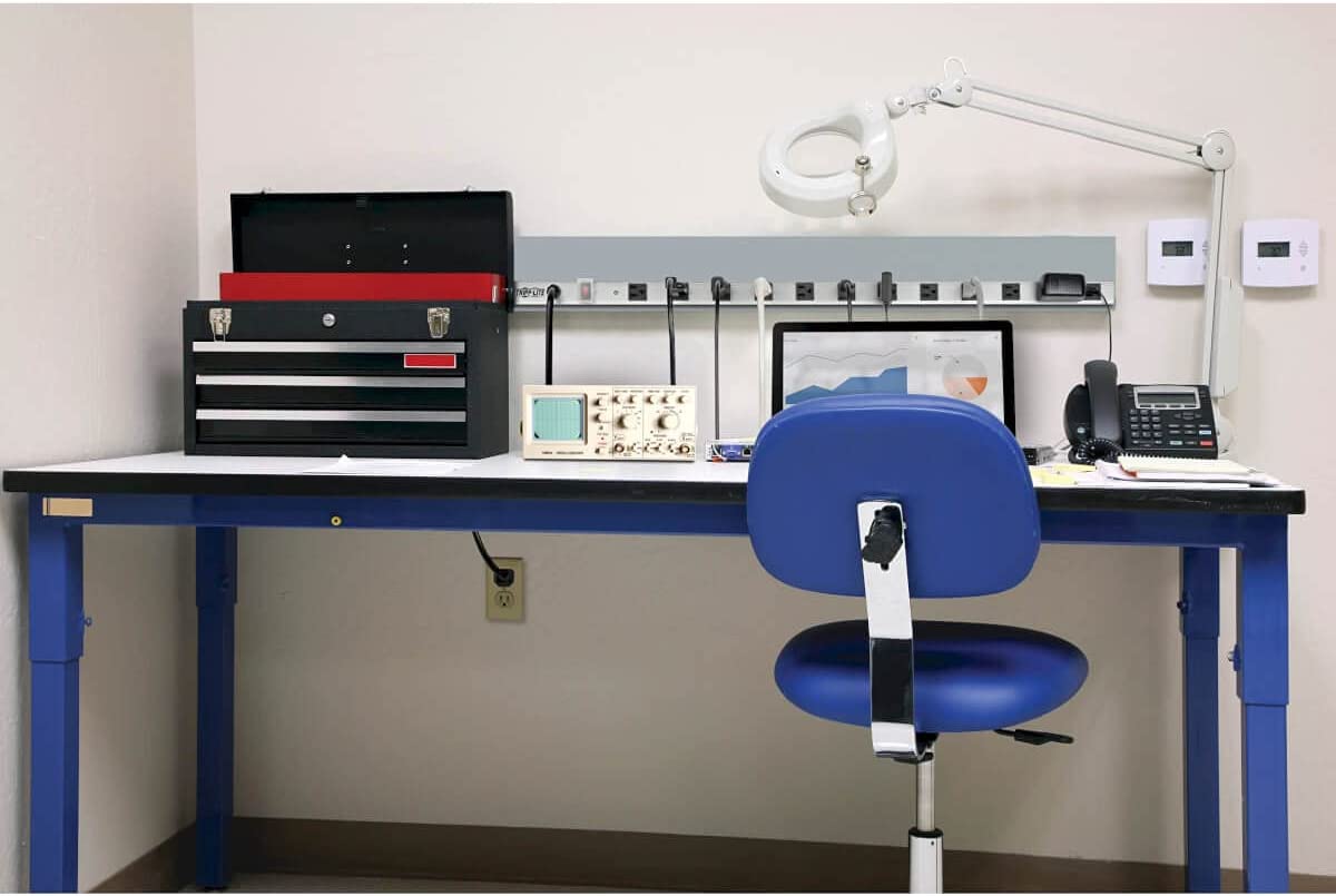 Tripp Lite 12 Outlet Power Strip with Surge Protection, 15ft. Cord, Metal, 36 in. length, (SS3612),Gray