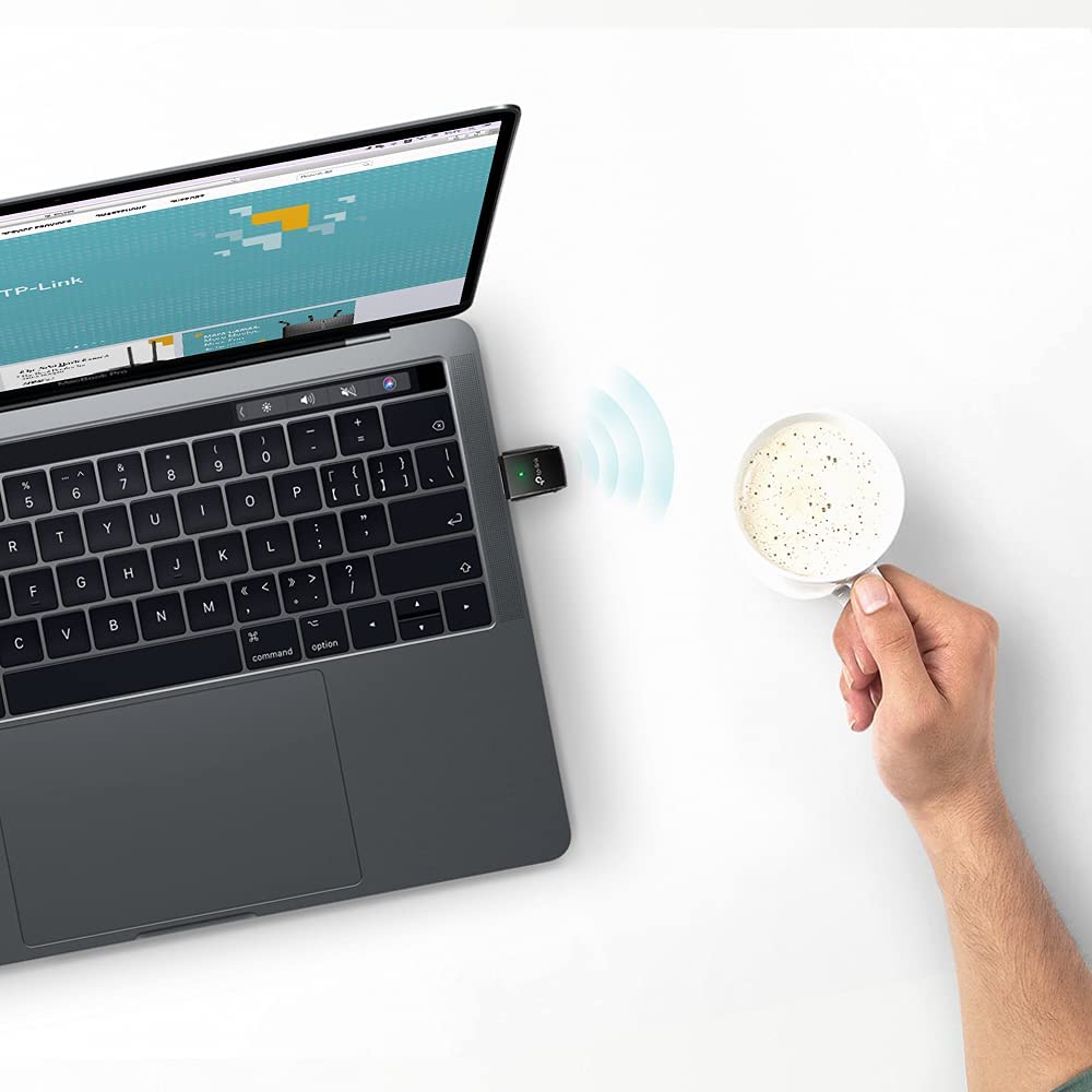 TP-Link Archer T2U V1 AC600 Wireless Dual Band USB Adapter, 2.4GHz 150Mbps/5Ghz 433Mbps, WiFi Dongle, Mini size, Supports Windows (XP/7/8/8.1/10), Mac OS (10.7-10.13)