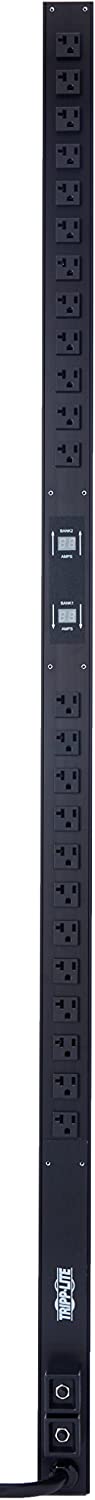 Tripp Lite Metered PDU, 30A, 24 Outlets (5-15/20R), 120V, L5-30P, 10 ft. Cord, 0U Vertical Rack-Mount Power (PDUMV30)