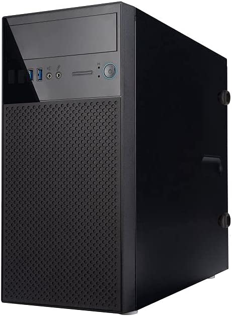 In Win EN708 Micro ATX Mini Tower Computer Case only, 5.25" Drive Bay x 1, USB 3.0 Front Ports x 2, HD Audio