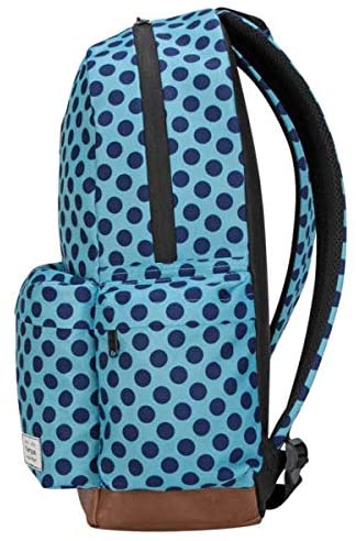 Targus Strata College and Commuter Backpack with Protective Sleeve for 15.6-Inch Laptop, Aqua & Blue Dots (TSB93606GL) Strata Backpack Aqua & Blue Dots