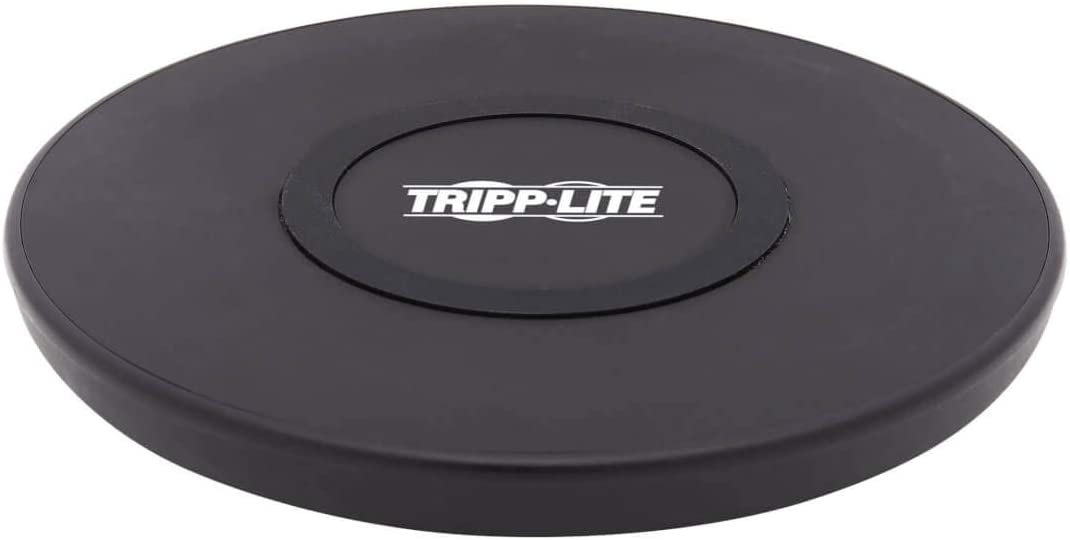 Tripp Lite Wireless Phone Charger 10W Qi Certified Apple Samsung Compatible (U280-Q01FL-BK)