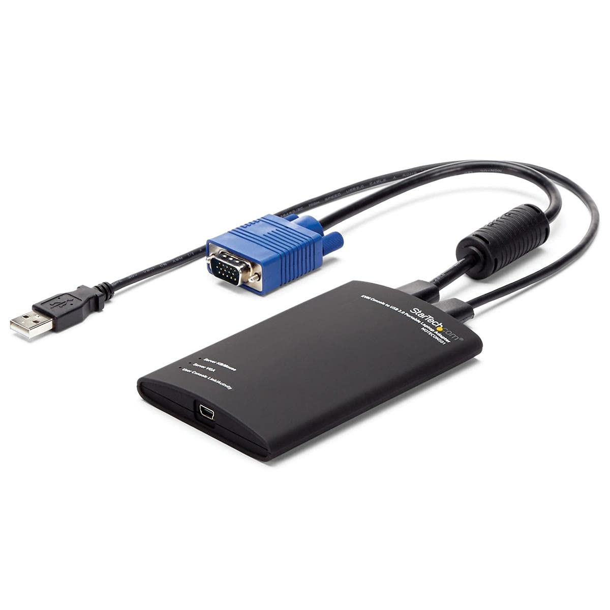 StarTech.com KVM Console to USB 2.0 Portable Laptop Crash Cart Adapter