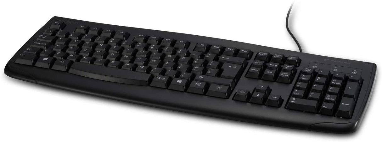 Kensington K74200CA Pro Fit USB Washable Keyboard, Black