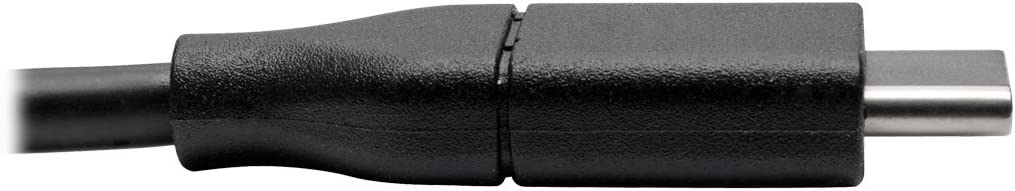 Tripp Lite USB 2.0 USB C Hi-Speed Cable w/ 5A Rating 20V M/M USB Type C USB-C Charging 6ft 6' (U040-006-C-5A),Black