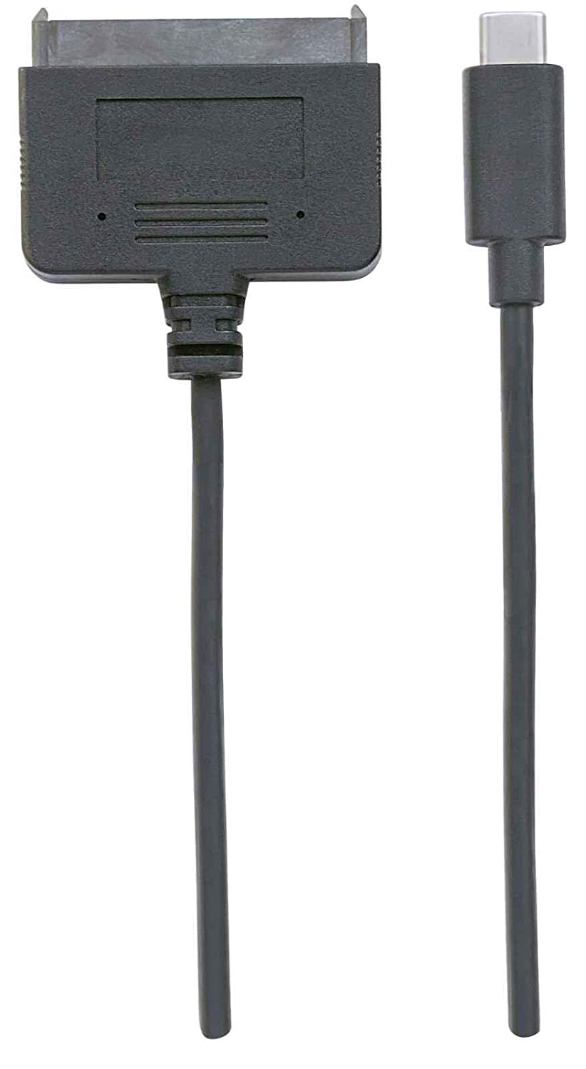MANHATTAN Super Speed ??& Sata Adapter from USB-C 3.1 (152495) Black Adapter, 10 Gbps (Blister) USB-C to SATA 2.5 Inch Adapter