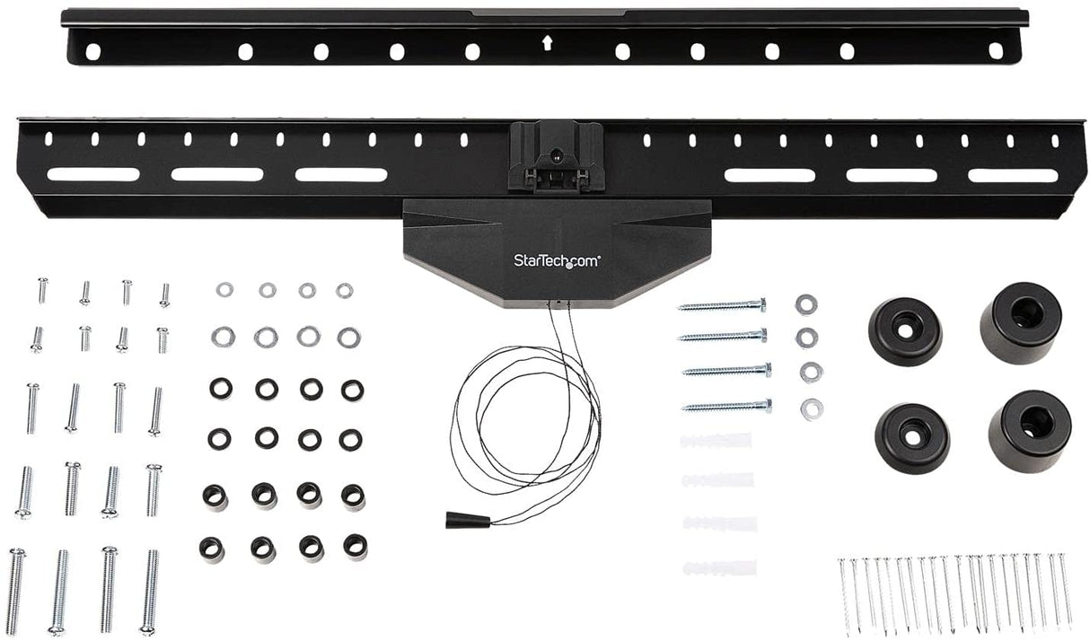 StarTech.com No-Stud TV Wall Mount - Low Profile Heavy Duty VESA TV Wall Mount for up to 80 inch Display (110lb/50kg) - Universal Television Wall Mount - Studless Tilting Flat Screen Mount (FPWHANGER)