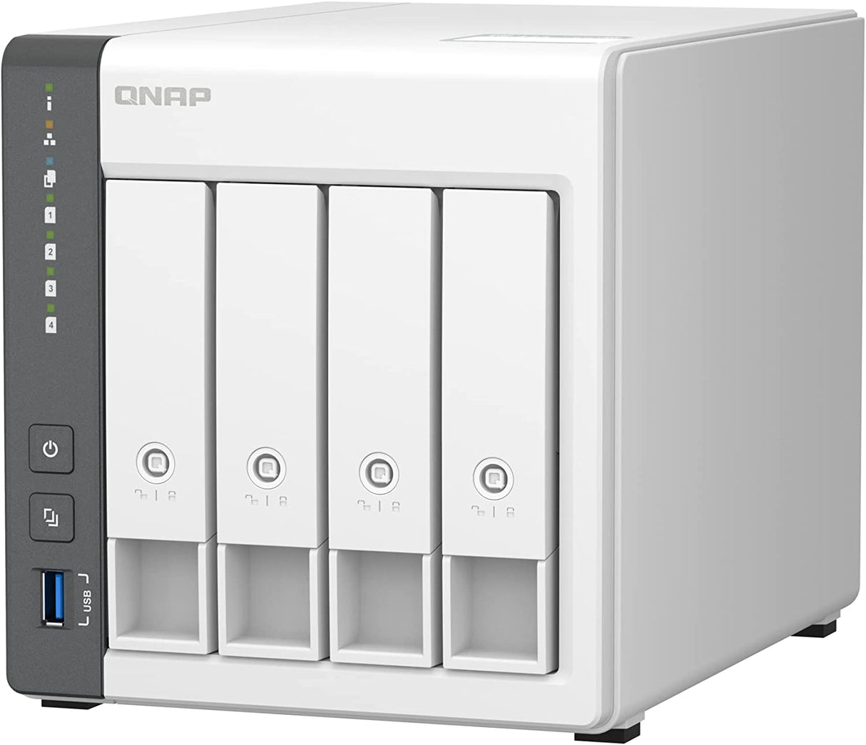 QNAP TS-433-4G-US 4 Bay NAS with Quad-core Processor, 4 GB DDR4 RAM and 2.5GbE Network (Diskless) TS-x33 4 Bay NAS