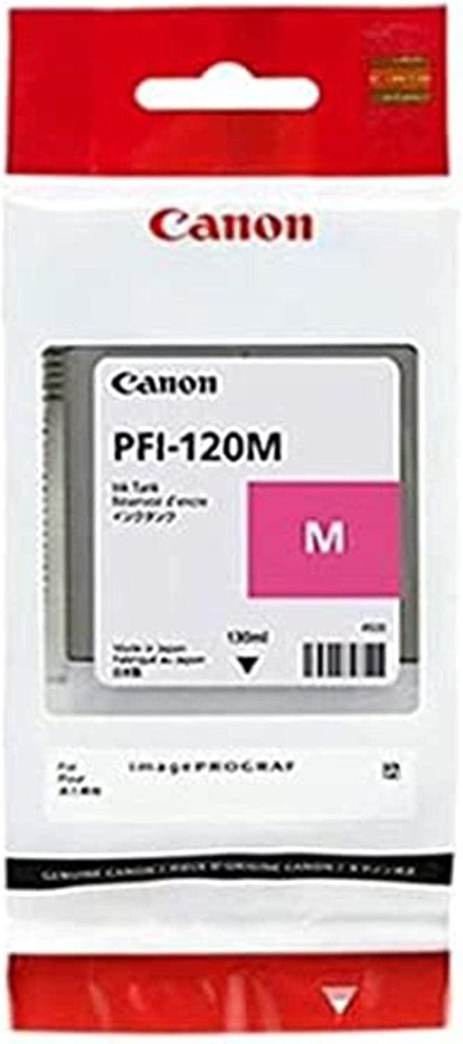 Canon PFI-120 130ml Pigment Ink Tank for imagePROGRAF TM Series Printers, Magenta