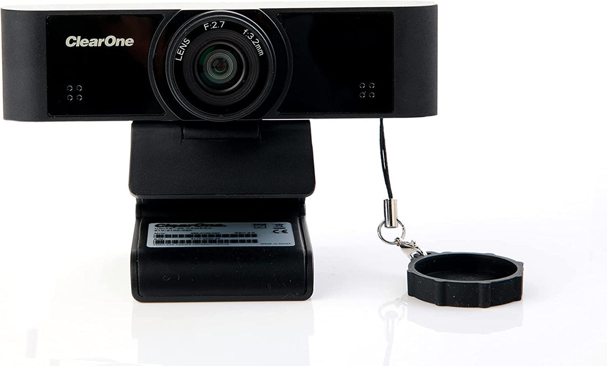 ClearOne Unite 20 Pro Webcam with 100° Ultra Wide-Angle Field-of-View for use on Your PC or Laptop Display. Delivers Full HD 1080p30 Video.