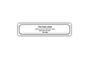 Brother DK-1203 File Folder Label Roll 1 Roll