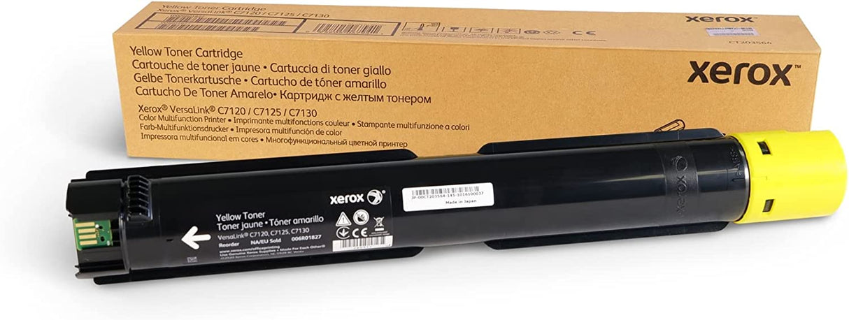 Xerox Original Toner Cartridge - Yellow - Laser - 18000 - Pages
