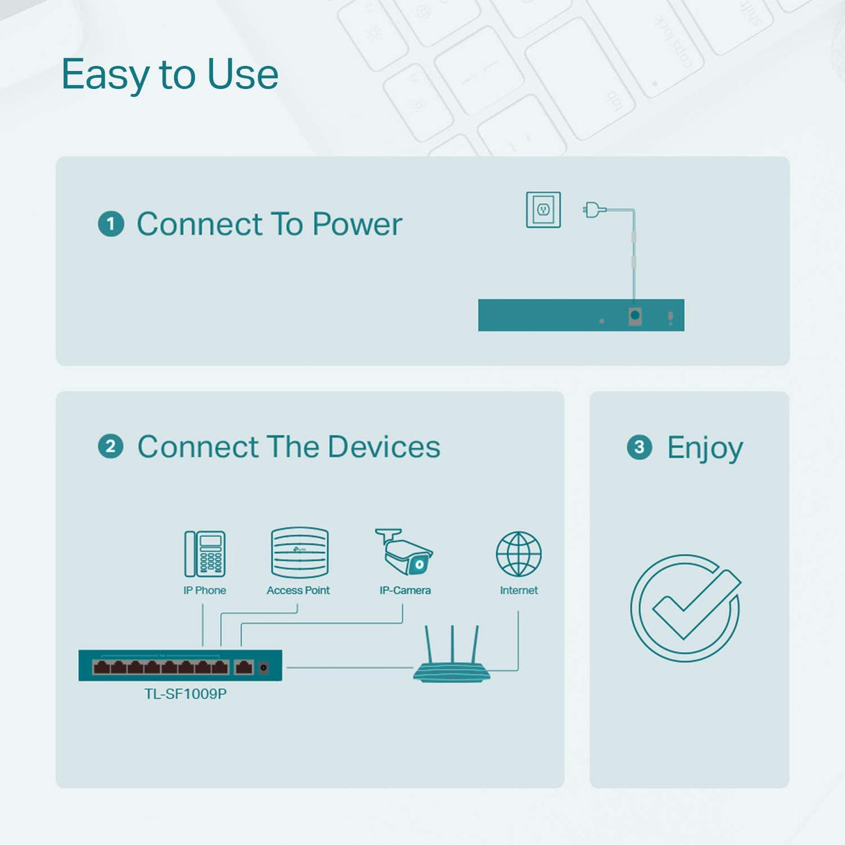 TP-Link 9 Port Fast Ethernet 10/100Mbps PoE Switch | 8 PoE+ Ports @65W | Sturdy Metal w/Shielded Ports | Limited Lifetime Protection | Extend Mode | Priority Mode | Isolation Mode (TL-SF1009P) 9 Port w/ 8-Port PoE+