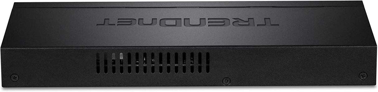 TRENDnet 8-Port Gigabit PoE+ Switch, 120W PoE Power Budget, 16Gbps Switching Capacity, IEEE 802.1p QoS, DSCP Pass-Through Support, Fanless, Wall Mountable, Lifetime Protection, Black, TPE-TG84