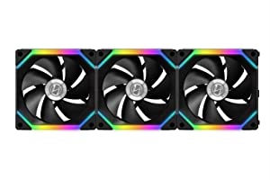 Lianli Lian Li UNI FAN SL120 3 Pack Black - with Controller (ARGB 120mm LED PWM Daisy-Chain)