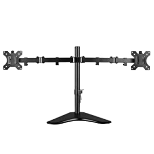 V7 DS2FSD Dual Desktop Monitor Stand (Vesa 75x75, 100x100, Up to 8 Kg Per Display)