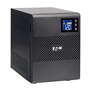 Eaton 5SC500 Pure Sinewave UPS Battery Backup, 500VA / 350W, AVR, LCD Display, Line Interactive 5SC Power Supply 500VA