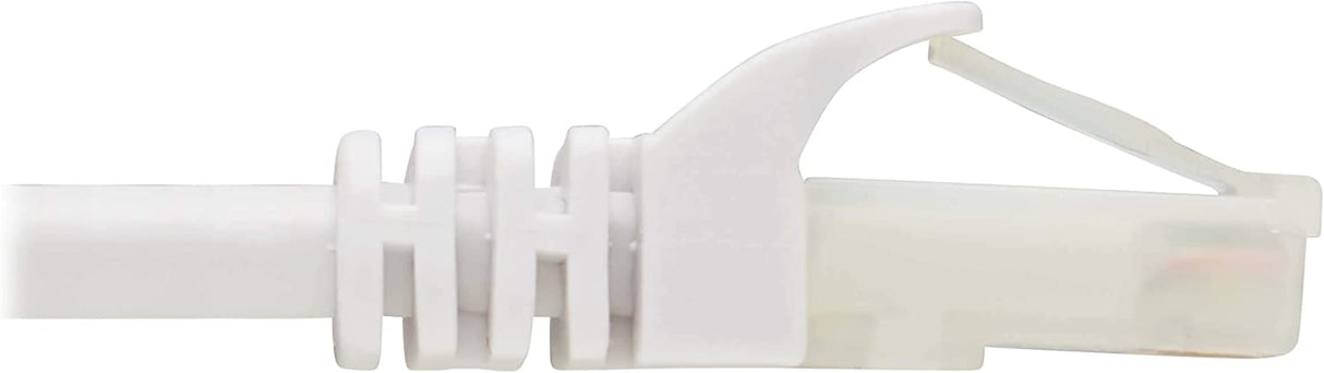Tripp Lite, Safe-IT, Cat6a Ethernet Cable, Bacteria Resistant, 10G Certified Snagless, UTP (RJ45 M/M), White, 14 Feet / 4.25 Meters, Lifetime Manufacturer's Warranty (N261AB-014-WH)
