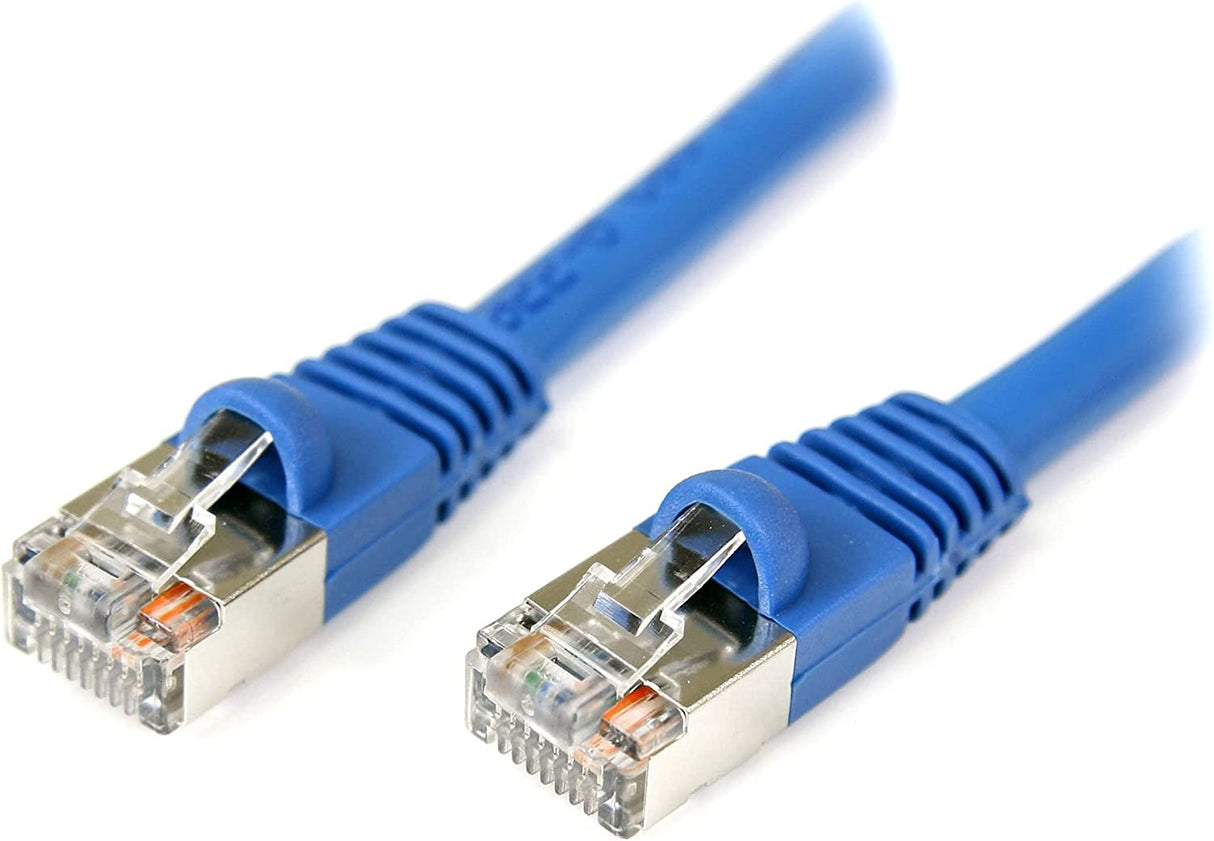 StarTech.com 75 ft. (22.9 m) Cat5e Cable - Patch Cable - Shielded - Blue - Ethernet Network Cable (S45PATCH75BL) Blue 75 ft