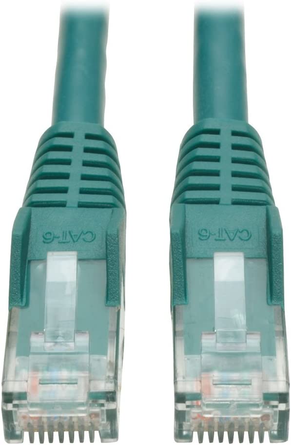 Tripp Lite Cat6 Gigabit Snagless Molded Patch Cable (RJ45 M/M) - Green, 3-ft.(N201-003-GN) 3-ft. Green
