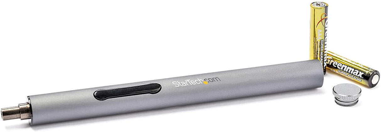 StarTech.com 20-Bit Electric Precision Screwdriver Set - Portable/Mini Battery Powered Bit Driver Kit for Electronic, Laptop, Computer, Tablet & Phone Repairs - Magnetic - Cordless (CTK20PCEDRIVE)