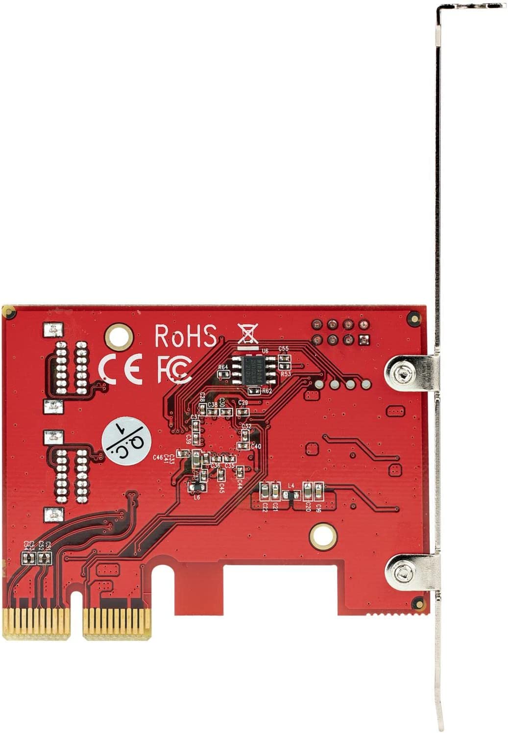 StarTech.com SATA PCIe Card - 4 Port PCIe SATA Expansion Card - 6Gbps - Low/Full Profile - Stacked SATA Connectors - ASM1164 Non-Raid - PCI Express to SATA Converter (4P6G-PCIE-SATA-CARD) PCIe 3.0 | 4 Ports