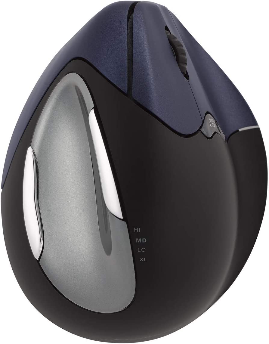 Evoluent VM4RW VerticalMouse 4 Right Hand Ergonomic Mouse with Wireless Connection (Regular Size)