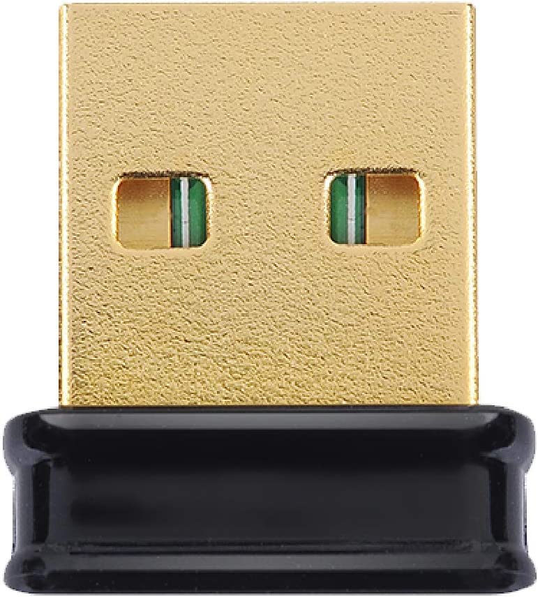 Edimax Wi-Fi 4 802.11n Adapter for PC *New Version* Wireless N150 Nano USB Adapter Dongle,150Mbps, Smallest Wi-Fi 4 Dongle, Win 11 Plug-n-Play, Mac OS, Linux, EW-7811Un V2, Black