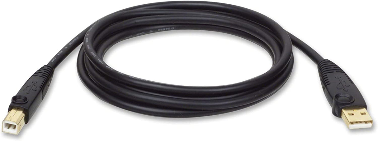 Tripp Lite USB 2.0 High-Speed Cable, Type-A to Type-B (M/M), 15-ft. (U022-015) 15 ft.