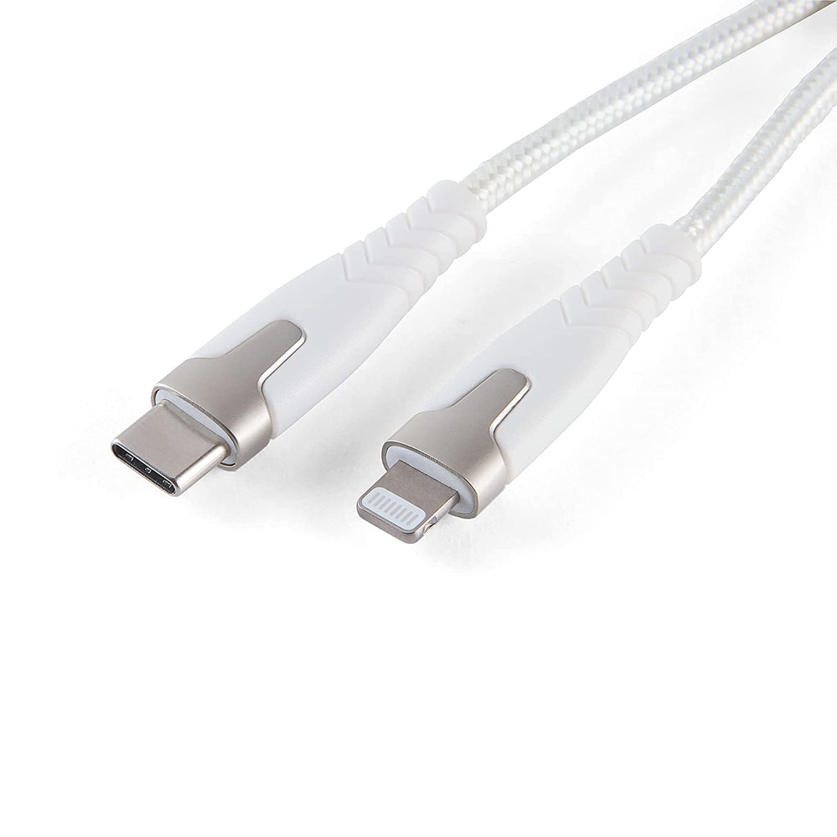 XtremeMac Apple Lightning to USB Type-C® Cable – 79 in. Braided White