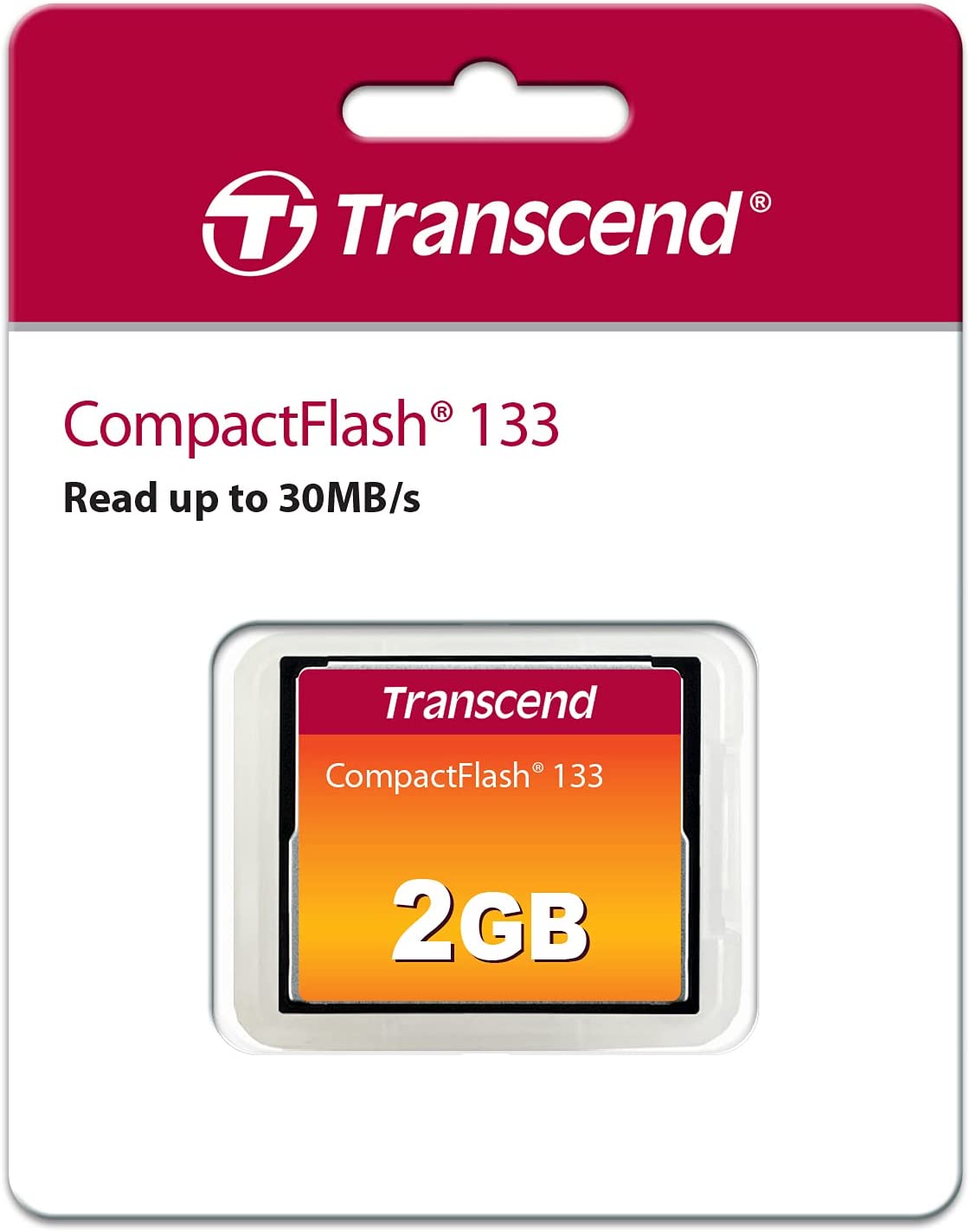 Transcend 2 GB 133x CompactFlash Memory Card TS2GCF133