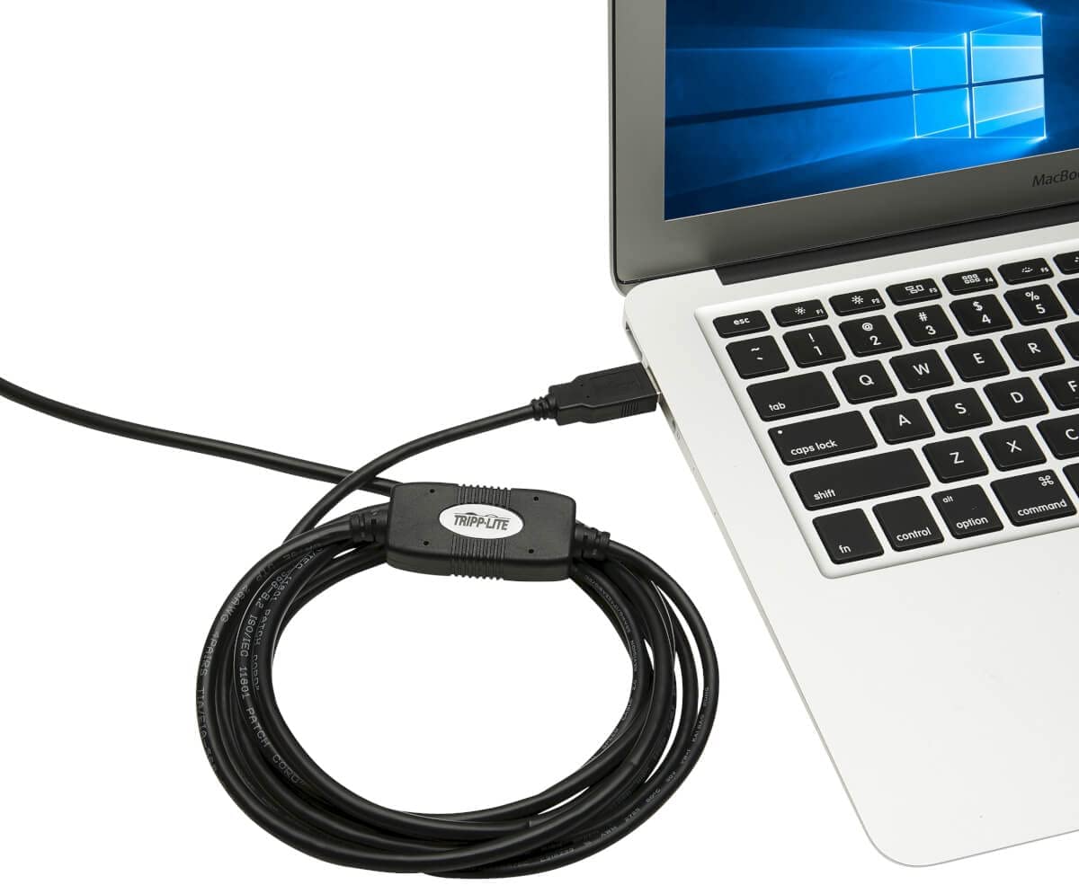 Tripp Lite USB-A to RJ45 Rollover Console Cable Cisco Compatible M/10ft (U009-010-RJ45-X)