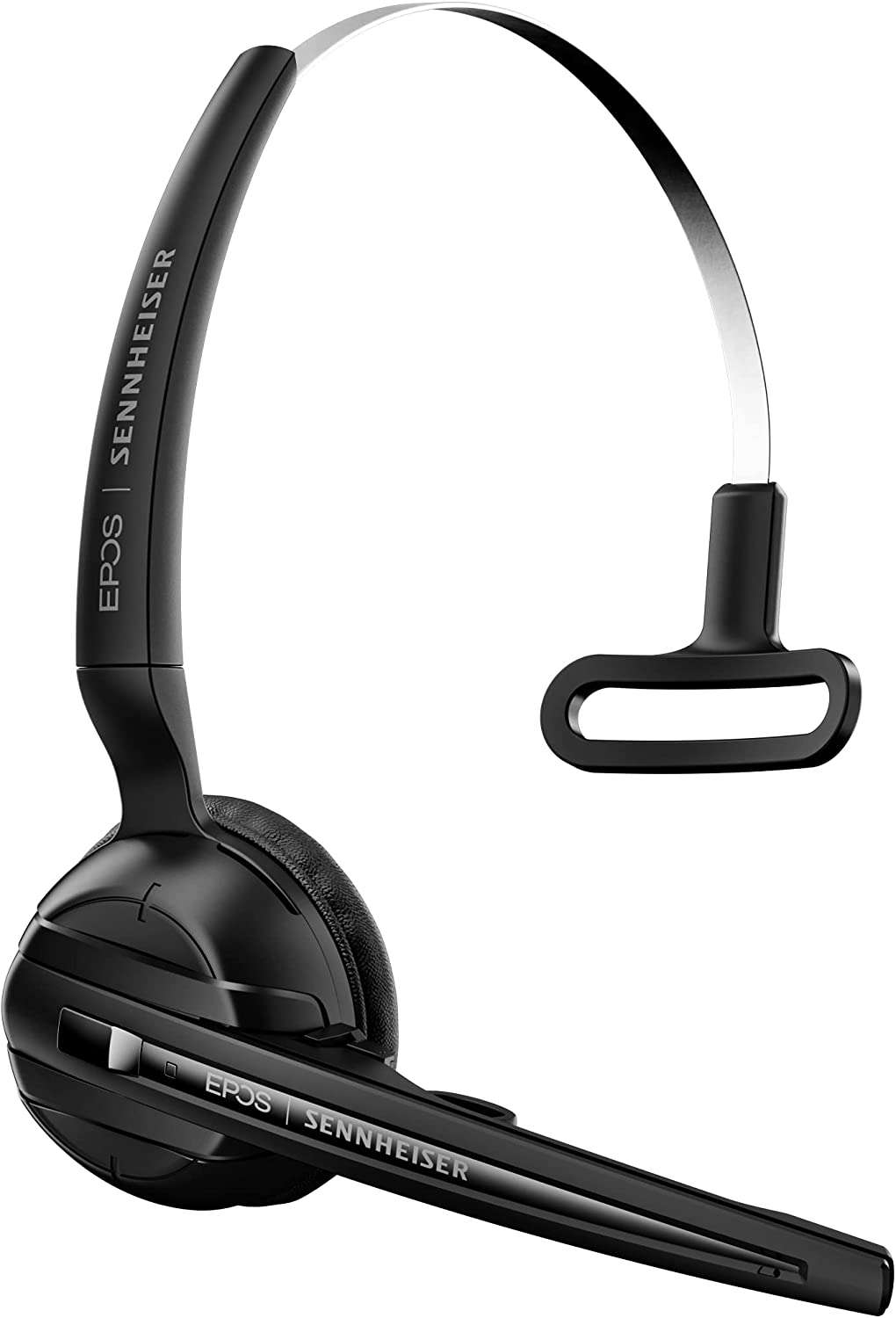 EPOS Enterprise | Sennheiser Impact D 10 USB ML II (1000999) Wireless DECT Mono Ear Convertible Headset for Direct Connection to a PC/Softphone, Black
