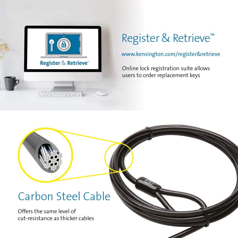 Kensington Desktop & Peripherals Locking Kit 2.0, Black (K64424WW)