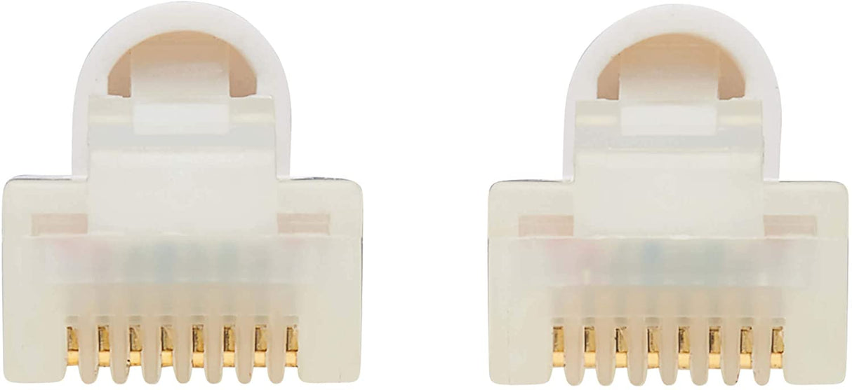 Tripp Lite, Safe-IT, Cat6a Ethernet Cable, Bacteria Resistant, 10G Certified Snagless, Slim UTP Jacket (RJ45 M/M), White, 7 Feet / 2.1 Meters, (N261AB-S07-WH)