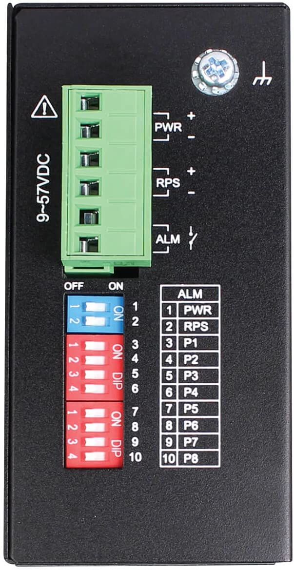 Tripp Lite Industrial 8 Port Ethernet Network Switch 10/100/1000 Mbps -40° to 167°F Temperature Range Unmanaged TAA Compliant DIN Mount (NGI-U08) Unmanaged 8-Port Basic