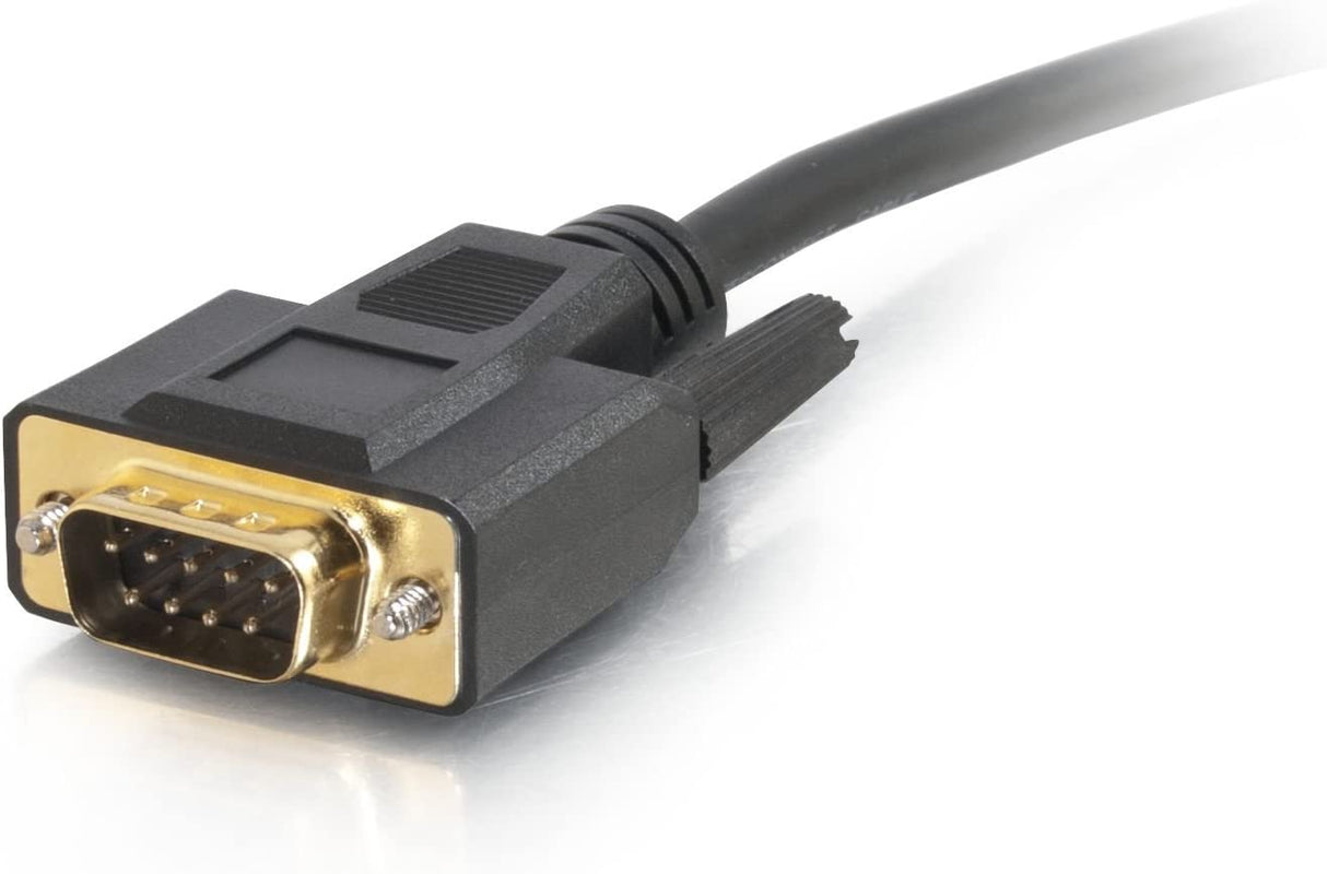 C2g/ cables to go C2G 02444 Velocity DB9 Male to 3.5mm Male Serial RS232 Adapter Cable, Black (1.5 Feet, 0.45 Meters) 1.50 Foot DB9 Male to Adapter Black