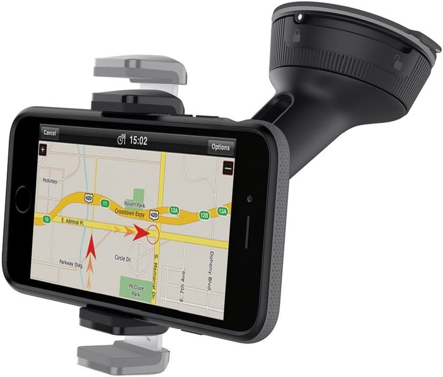 Belkin Universal Car Window Dash Mount for 6" Devices(F8M978bt), Black Window and Dash Mount Standard Packaging