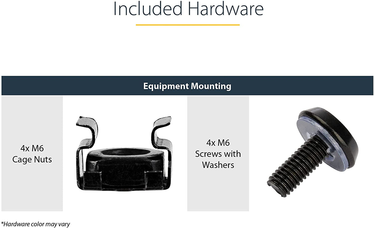 Middle atlantic 1U Server Rack Shelf - Universal Vented Rack Mount Cantilever Tray for 19" Network Equipment Rack & Cabinet - Heavy Duty Steel – Weight Capacity 44lb/20kg - 12" Deep Shelf, Black (SHELF-1U-12-FIXED-V) 1U 12" Depth