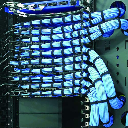 Panduit HLM-15R0 Hook and Loop Miniature Roll Cable Tie, 15-Foot Length, Black Black .33-Inch Width by 15-Foot Length