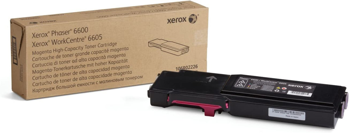 Xerox, XER106R02226, PH66/WC665 High-capacity Toner-Cartridge, 1 Each High Capacity Magenta 1 Pack