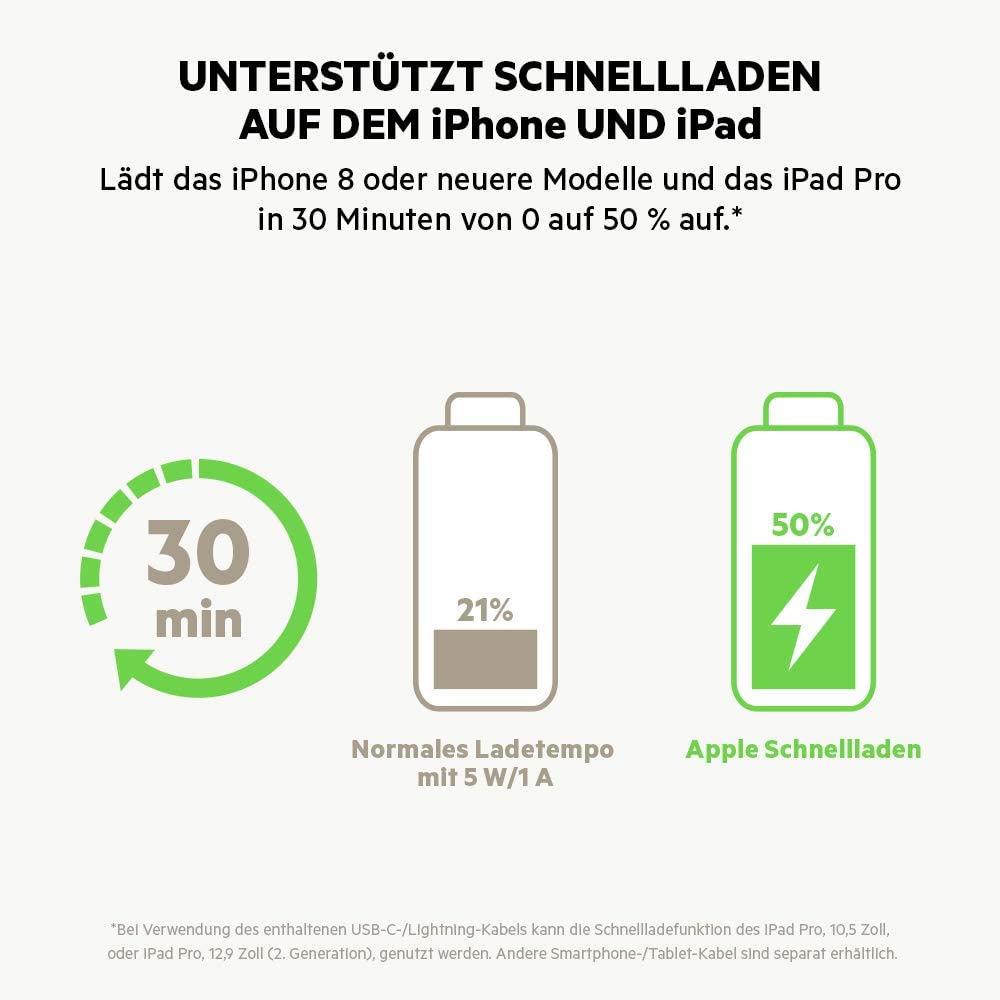 Belkin USB-C Car Charger 18W W/ 4Ft USB-C to Lightning Cable (iPhone Fast Charger for iPhone 11, Pro, Max, XS, Max, XR, X, 8, Plus, iPhone SE 2020) iPhone Car Charger, iPhone Charger Included Lightning Cable