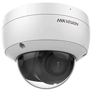 Hikvision usa Hikvision DS-2CD2143G2-IU 4MP Outdoor Dome IP Camera Vandal-Resistant, Built-in Mic, H.265+, IP67 (2.8mm)