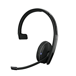 EPOS | Sennheiser Adapt 230 (1000881) Single Sided Headset, Wireless, Dual-Connectivity Bluetooth, USB-A Dongle Included, UC Optimized and Microsoft Teams Certified, Black Single Sided USB-A