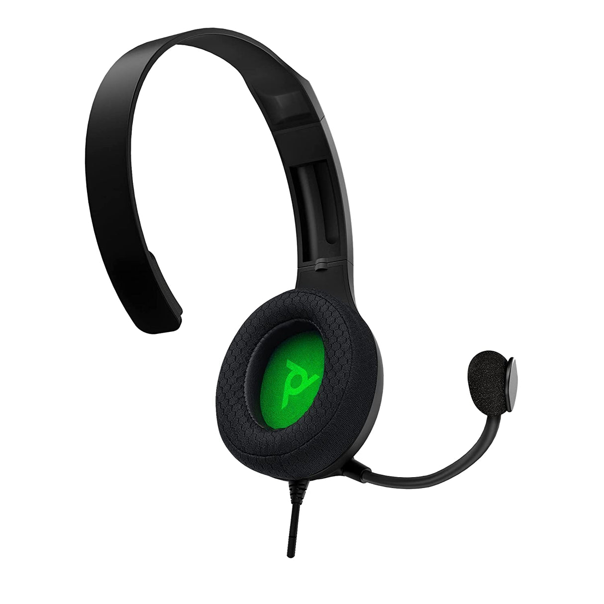 PDP LVL30 Wired Headset with Single-Sided One Ear Headphone for PC, Xbox - Mac, Tablet Compatible - Noise-Cancelling Mic - Lightweight, Cool Comfort, Great for Gaming , School and Remote Work - Black Xbox Black