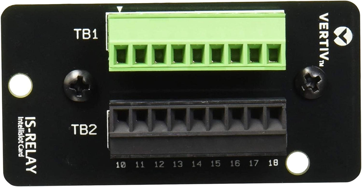 Liebert is-Relay Intellislot Relay Card, Remote Management Adapter