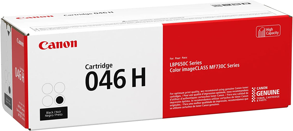 Canon 046H High-Yield Black Toner Cartridge Black Ink